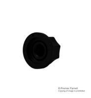 KNOB, 19MM, BLACK, T18 SHAFT