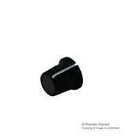 KNOB, 12MM, BLACK, CAP 3.2 SHAFT