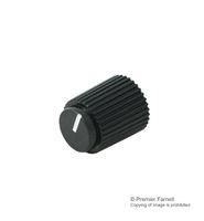 KNOB, 13.8MM, BLACK, SCREW