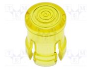 LED lens; round; yellow; lowprofile; 3mm KEYSTONE