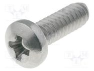 Screw; UNC4-40x6.4; 40; Head: cheese head; Phillips; PH1 KEYSTONE