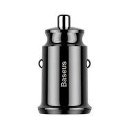 Ładowarka samochodowa Baseus Grain 2x USB 5V 3.1A (czarna), Baseus