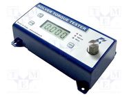 Electronic torque tester; 9VDC; 0.5÷20Nm; Unit: kgfcm,lbfin,Nm KOLVER