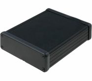 Diecast Aluminum Enclosure 120x103x30.5mm black HAMMOND