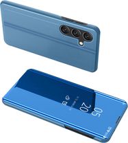 Clear View Case cover for Samsung Galaxy A24 4G flip cover blue, Hurtel