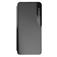 Eco Leather View Case Cover for Xiaomi Redmi Note 12 5G / Poco X5 5G with Flip Stand Black, Hurtel