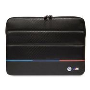 BMW Carbon Tricolor cover for a 14&quot; laptop - black, BMW