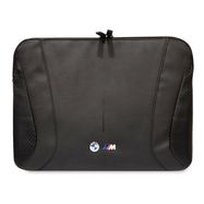 BMW Carbon&amp;Perforated sleeve for a 14&quot; laptop - black, BMW