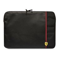 Ferrari Carbon&amp;Smooth case for a 14&quot; laptop - black, Ferrari