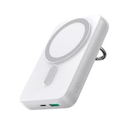 Wireless powerbank 10000mAh Joyroom JR-W050 20W MagSafe with stand + USB-C cable - white, Joyroom