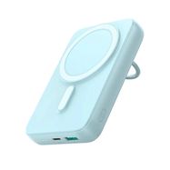 Wireless power bank 10000mAh Joyroom JR-W050 20W MagSafe with stand + USB-C cable - blue, Joyroom