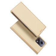 Dux Ducis Skin Pro Case for Xiaomi Redmi Note 12 Pro+ Flip Card Wallet Stand Gold, Dux Ducis