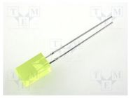 LED; square; 5x5mm; yellow; 1÷5mcd; 110°; Front: flat; 20mA; 2.1÷2.5V KINGBRIGHT ELECTRONIC