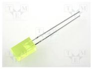 LED; square; 5x5mm; yellow; 1÷5mcd; 110°; Front: flat; 20mA KINGBRIGHT ELECTRONIC