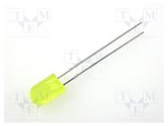 LED; rectangular; 5x2.5mm; yellow; 2÷8mcd; 100°; Front: convex; 20mA KINGBRIGHT ELECTRONIC