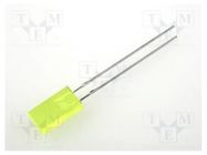 LED; yellow; rectangular; 5x2.5mm; 1.3÷8mcd; 110°; Front: flat; 20mA KINGBRIGHT ELECTRONIC