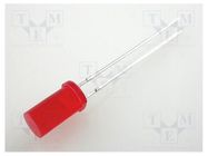 LED; 5mm; red; 2÷5mcd; 100°; Front: flat; 2÷2.5VDC; No.of term: 2 KINGBRIGHT ELECTRONIC