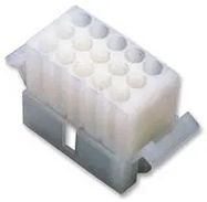 CONNECTOR HOUSING, PLUG, 2POS, 6.3MM