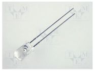 LED; 5mm; green; 100÷300mcd; 30°; Front: convex; 2.2÷2.5V KINGBRIGHT ELECTRONIC