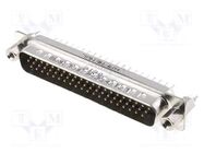 Connector: D-Sub HD; PIN: 62; socket; male; on PCBs,PCB snap; THT AMPHENOL COMMUNICATIONS SOLUTIONS