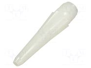 Needle: plastic; L: 2"; straight,conical; 1/4"; HDPE; 3.17mm Techcon