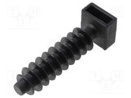 Peg; polyamide; UL94V-2; black; H: 37mm; H1: 6.3mm; L: 12.7mm; W: 10mm KSS WIRING