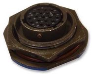 CIRCULAR CONNECTOR, RCPT, 14-5, JAM NUT