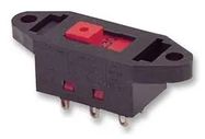 SLIDE SWITCH, DPDT, 10A, 250VAC, PANEL