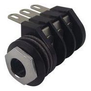 SOCKET, 1/4" JACK, SWITCHED, 3POLE