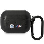 BMW BMAP22PVTK AirPods Pro cover black/black Leather Curved Line, BMW