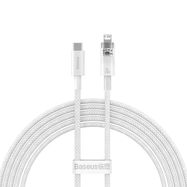 Baseus CATS010302 Lightning - USB-C cable 20W 480Mb/s 2m - white, Baseus