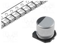 Capacitor: electrolytic; low ESR; SMD; 100uF; 6.3VDC; Ø6.3x5.8mm SAMWHA