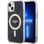 Guess GUHMP14SPCUMAK iPhone 14 6.1&quot; black/black hardcase Marble MagSafe, Guess