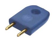 PLUG, SHORTING, 0.2", BLUE