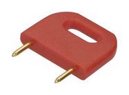 PLUG, SHORTING, 0.4", RED