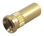 SOCKET, PCB, GOLD, KNURLED, 1MM