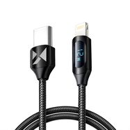 Wozinsky WUCLC1 Lightning - USB-C cable 36W 480Mb/s 1m - black, Wozinsky