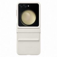 Eco-leather case for Samsung Galaxy Z Flip 5 - cream, Samsung