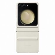 Eco-leather case for Samsung Galaxy Z Flip 5 - cream, Samsung