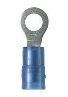 TERMINAL, RING TONGUE, #6, 14AWG, BLUE