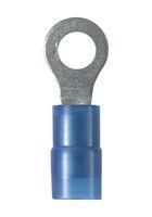 TERMINAL, RING TONGUE, 3/8", 14AWG, BLUE