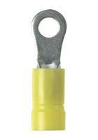 TERMINAL, RING TONGUE, #8, 12AWG, YELLOW