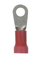 TERMINAL, RING TONGUE, #10, 8AWG, RED