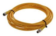 SENSOR CORD, 3P M8 PLUG-RCPT, 16.4 