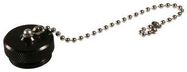 CAP W/ BEAD CHAIN, ZINC, SENSOR CONN