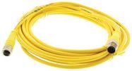 SENSOR CORD, 4P, M12 RCPT-PLUG, 5M