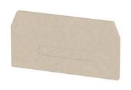 END AND SEPERATION PLATE, WEMID, BEIGE