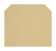 END PLATE, TERMINAL BLOCK, WHITE