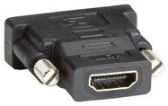 ADAPTER, HDMI RCPT-DVI-D PLUG