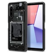 Spigen Ultra Hybrid Case for Sony Xperia 10 V - Dark Gray (Zero One Pattern), Spigen